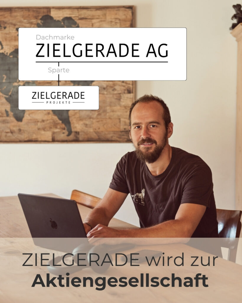 Portrait von Marcel Bürge zur offiziellen Ankündigung der ZIELGERADE AG Gründung