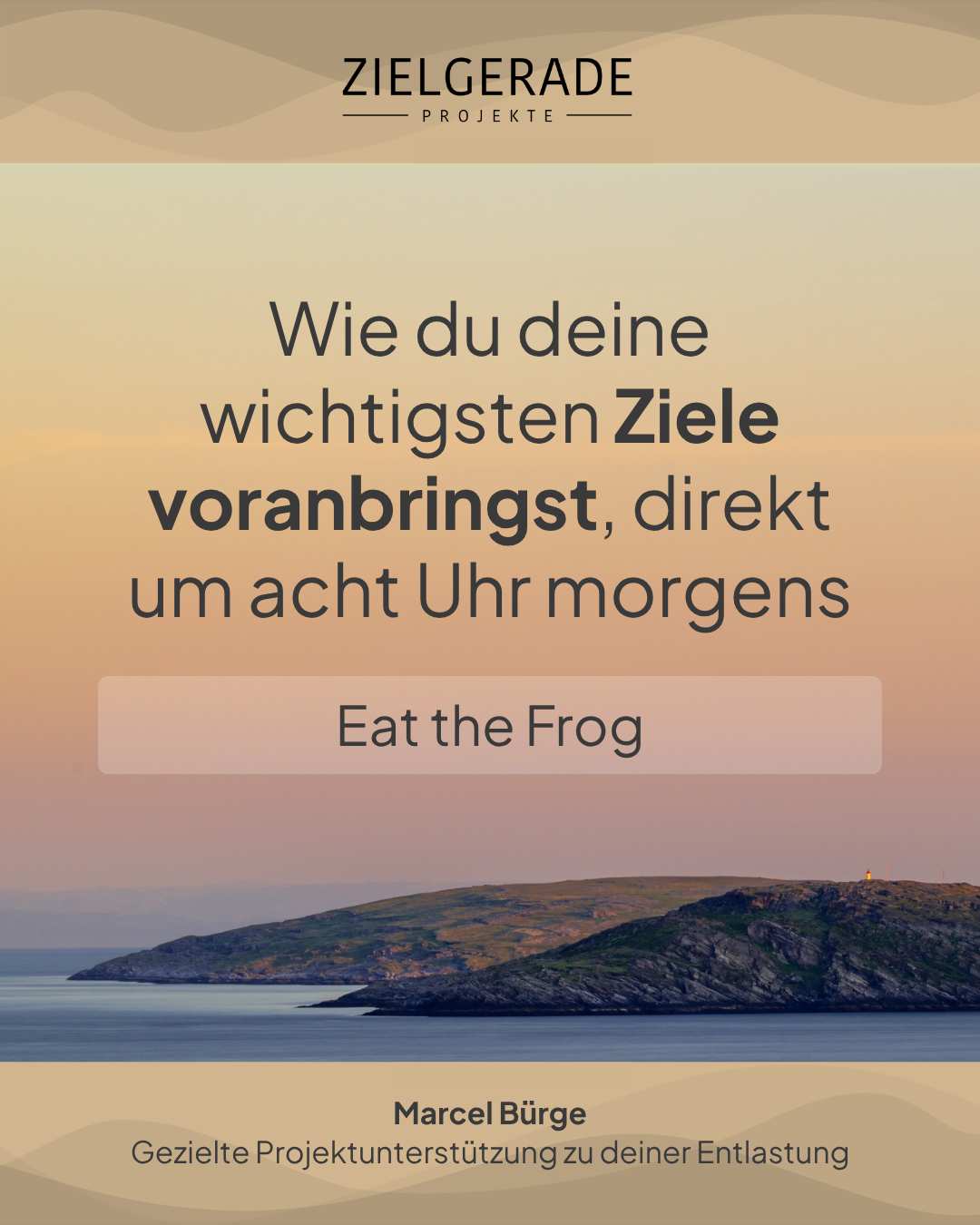 Eat the Frog: Wie Führungskräfte morgens ihre wichtigste Aufgabe priorisieren und strategische Projekte voranbringen.