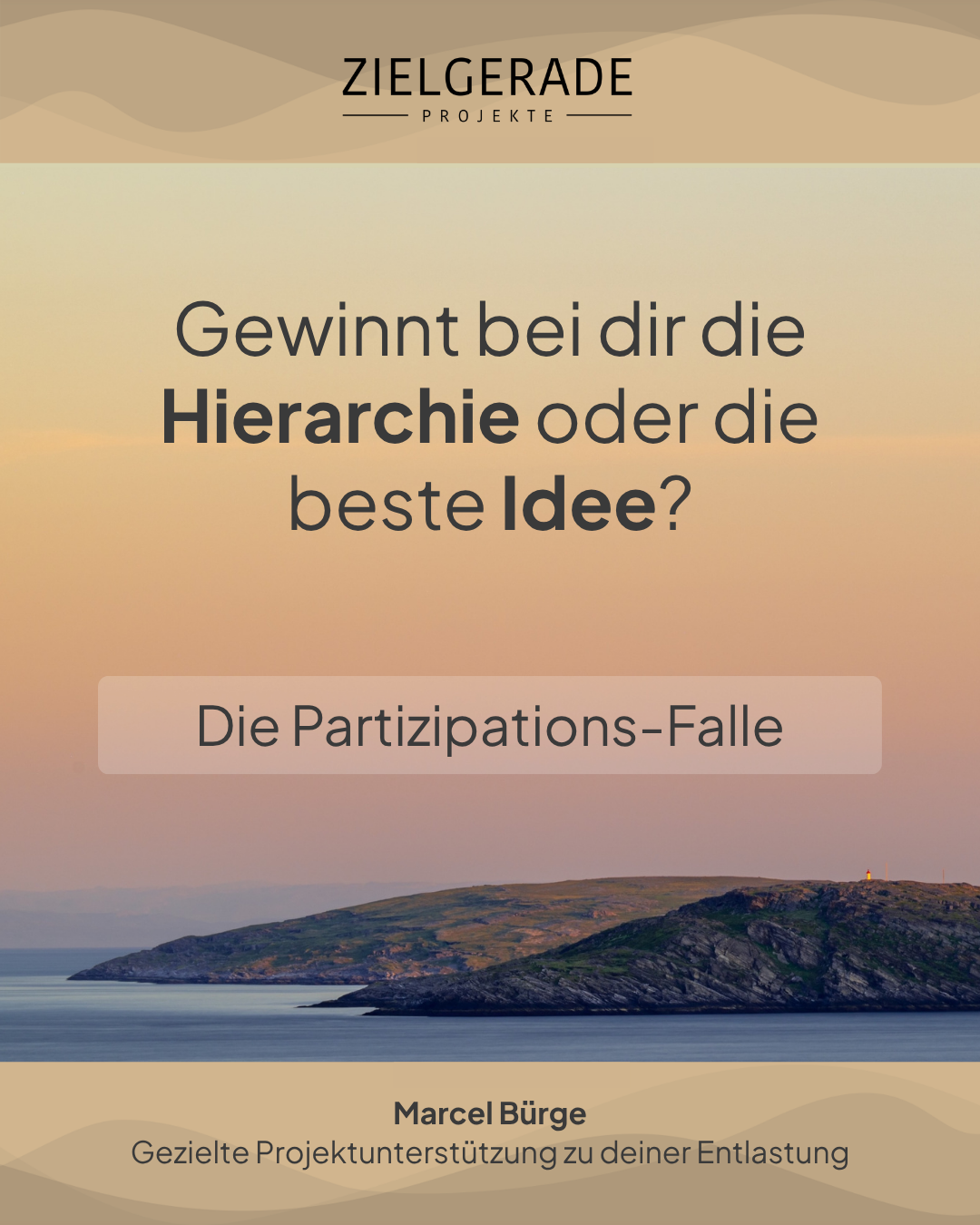 Die Partizipations-Falle: Warum Hierarchien gute Ideen von Mitarbeitenden in Projekten verhindern können.